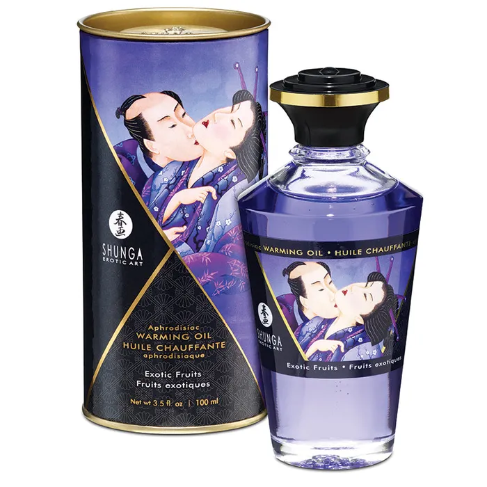 Shunga Aphrodisiac Warming OilExotic Fruits 35oz SHUNGA Female Sex Toys