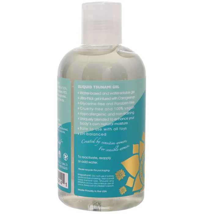 Sliquid Female Sex Toys Tsunami Natural WaterBased Lube in 85oz255ml