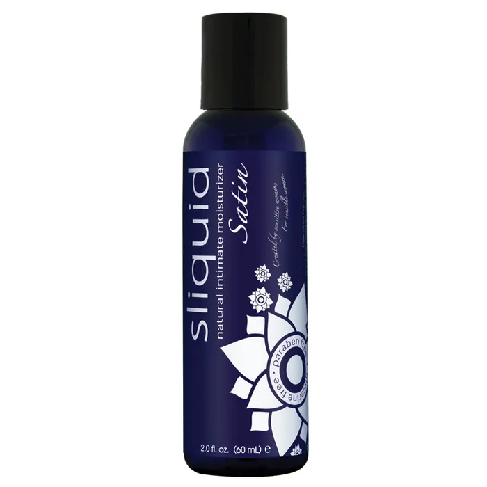 Sliquid Satin Natural Intimate Moisturizer 2oz SLIQUID Vibrators