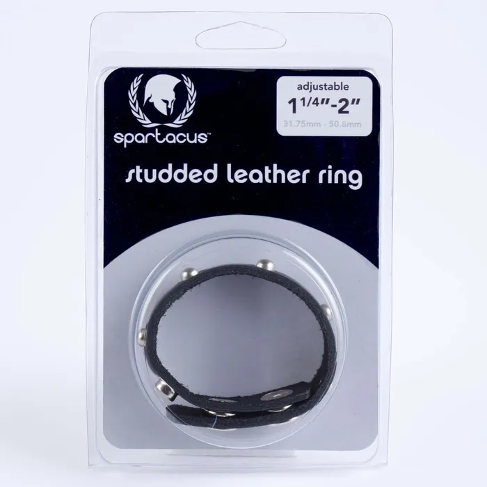 Spartacus Male Sex Toys Spartacus Leathers Cock Gear Leather Cock Ring Adjustable and Studded for Enhanced Pleasure Spartacus Male Sex Toys Spartacus Leathers Cock Gear Leather Cock Ring Adjustable and Studded for Enhanced Pleasure