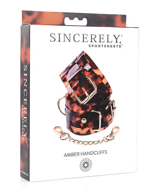 Sport Sheets Couples Sincerely Amber Hand Cuffs