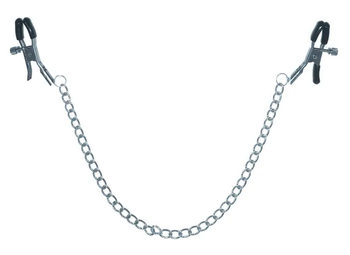 Sport Sheets Female Sex Toys Experience Pleasure and Pain with Sportsheets Chained Nipple Clamps
