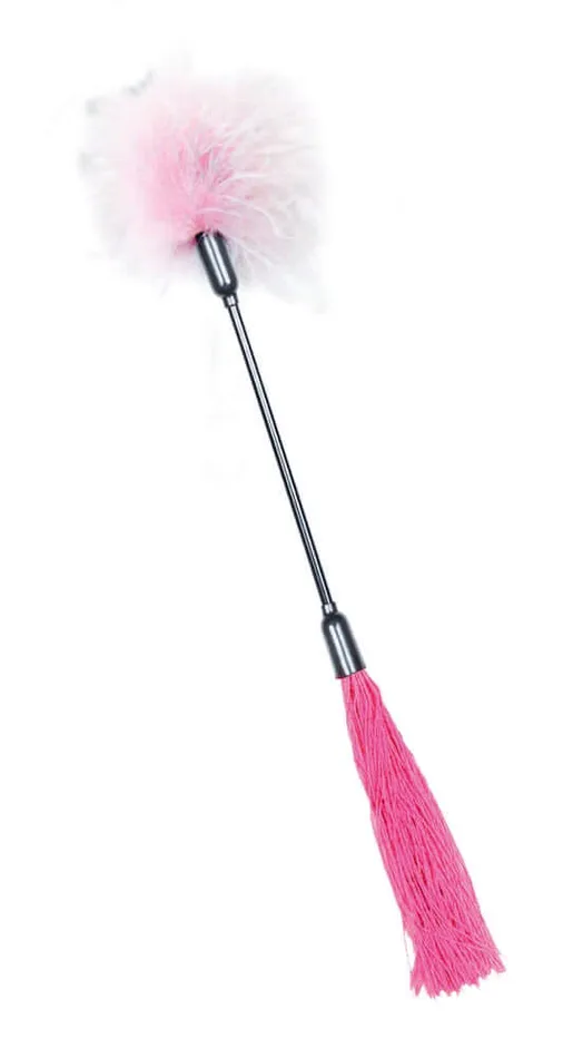 Sport Sheets Vibrators Sex and Mischief Whipper Tickler Pink White