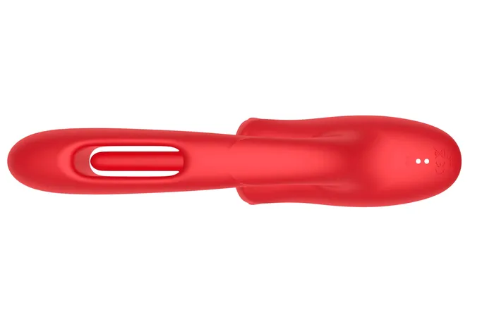 Sweet Dreams Smooches Flicker Vibrator Dual Stimulation with 10 Vibration Modes and 10 Flick Patterns Vibrators
