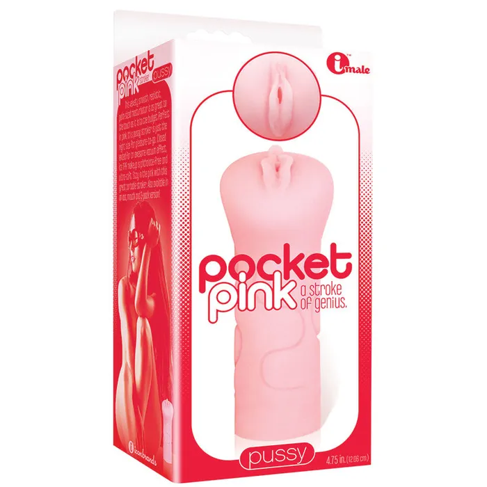 The 9s Pocket Pink Mini MasturbatorPussy ICON BRANDS Male Sex Toys