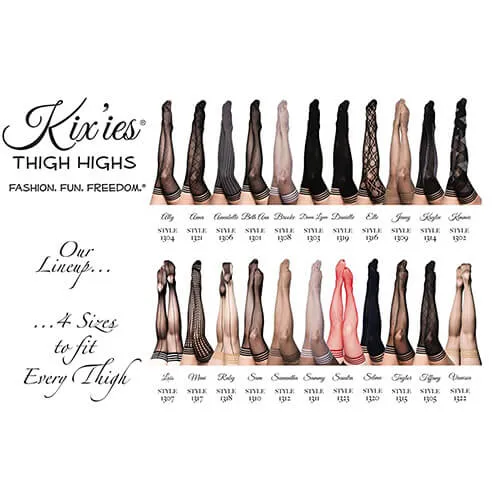 Vibrators As You Like It OR Elle Diamond Fishnet Thigh High