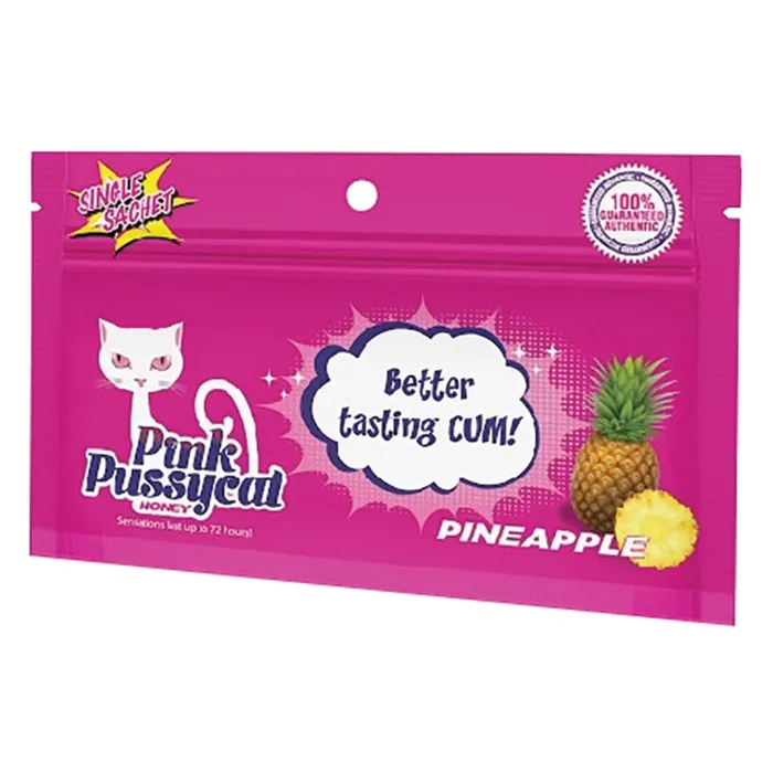 Vibrators COUSINS GROUP Pink Pussycat Pineapple Honey Single Pack Display of 24