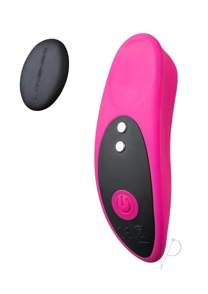 Vibrators Hytto Pte Ltd lovense Lovense Ferri PinkBlack Magnetic Panty Vibrator for Discreet Pleasure Anywhere