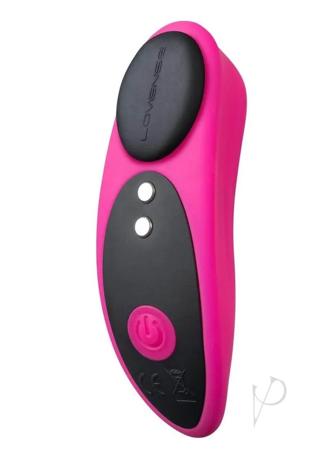 Vibrators Hytto Pte Ltd lovense Lovense Ferri PinkBlack Magnetic Panty Vibrator for Discreet Pleasure Anywhere