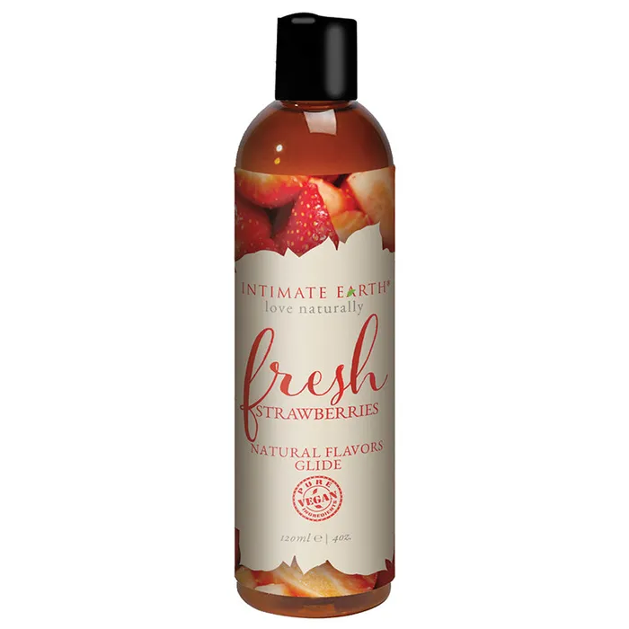 Vibrators Intimate Earth Intimate Earth Oral Pleasure Glide Fresh Strawberries 4oz Vibrators Intimate Earth Intimate Earth Oral Pleasure Glide Fresh Strawberries 4oz