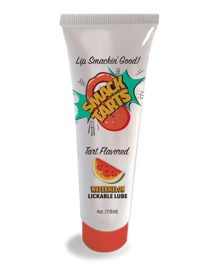 Vibrators Little Genie Smack Tarts Lickable Lube Sour Watermelon 4 oz