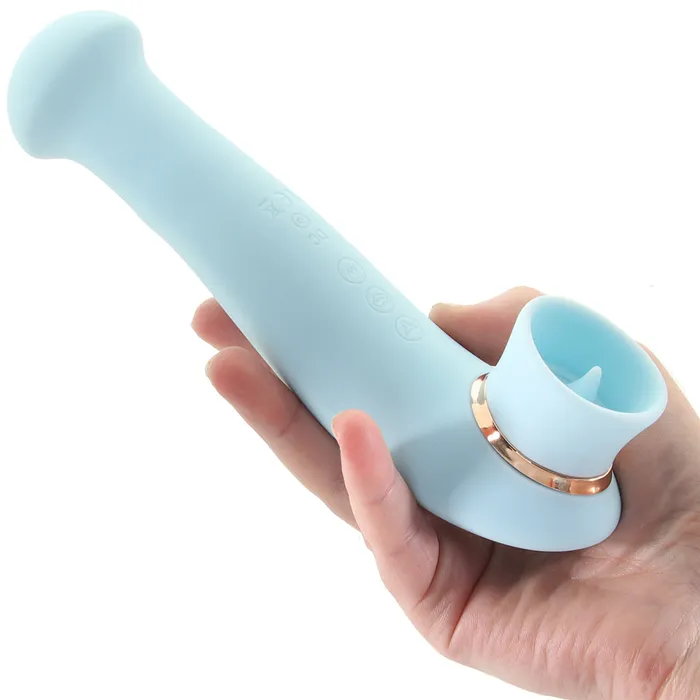 Vibrators Maia Destiny Sucking Flickering and Vibrating Massager in Blue Vibrators Maia Destiny Sucking Flickering and Vibrating Massager in Blue