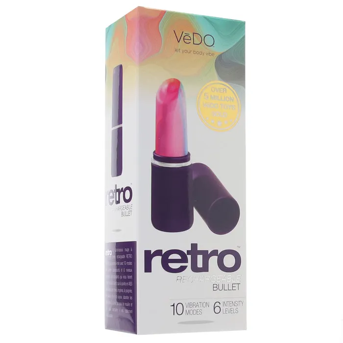 Vibrators Retro Rechargeable Bullet Vibe in Purple Savvy