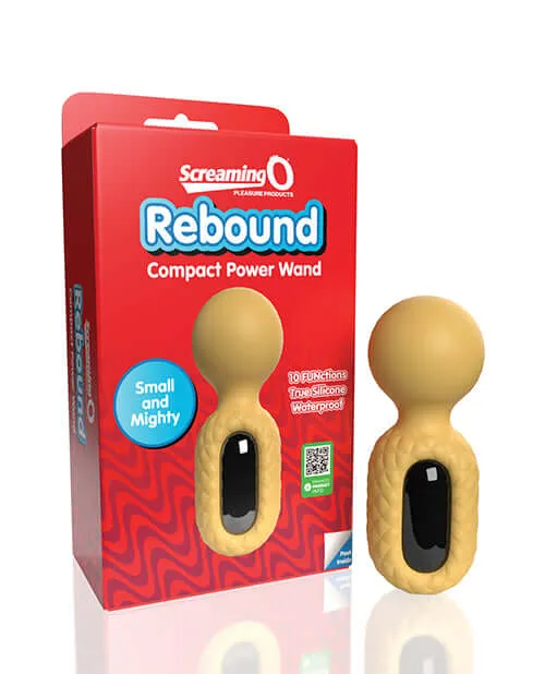 Vibrators Screaming O SCREAMING O REBOUND COMPACT POWER WAND BUMBLEBEE YELLOW Vibrators Screaming O SCREAMING O REBOUND COMPACT POWER WAND BUMBLEBEE YELLOW