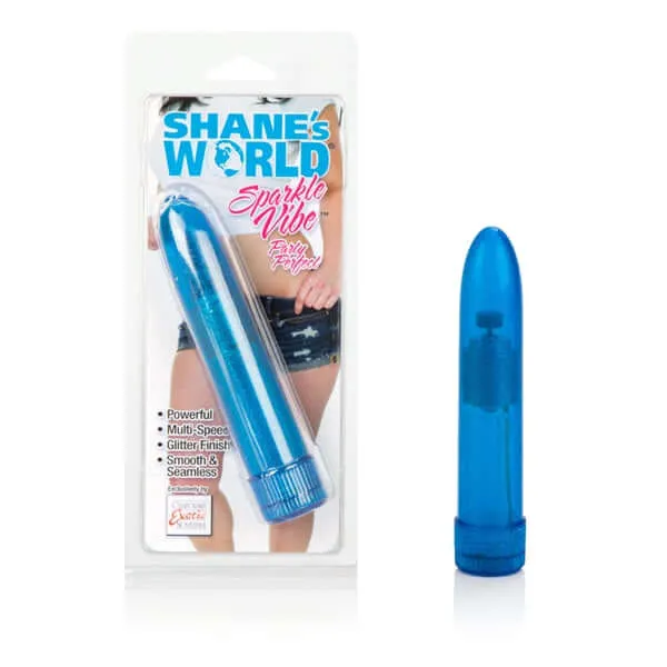 Vibrators Shanes World Sparkle Blue Vibe California Exotic Novelties