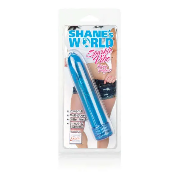 Vibrators Shanes World Sparkle Blue Vibe California Exotic Novelties