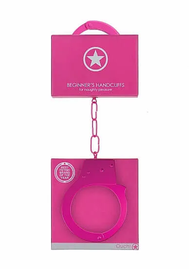 Vibrators SHOTS AMERICA Ouch Beginners Handcuffs Pink