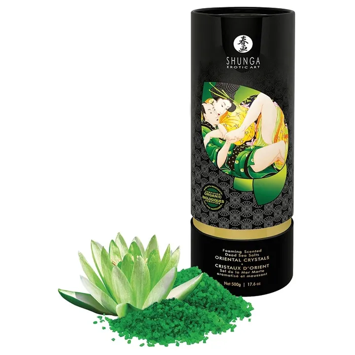 Vibrators Shunga Oriental Crystals Bath SaltsLotus Flower 176oz SHUNGA