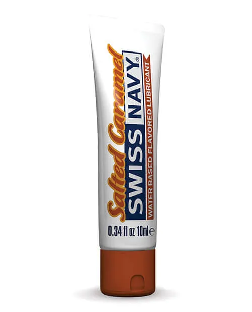 Vibrators Swiss Navy Salted Caramel 10ml Flavored Lube MD Science