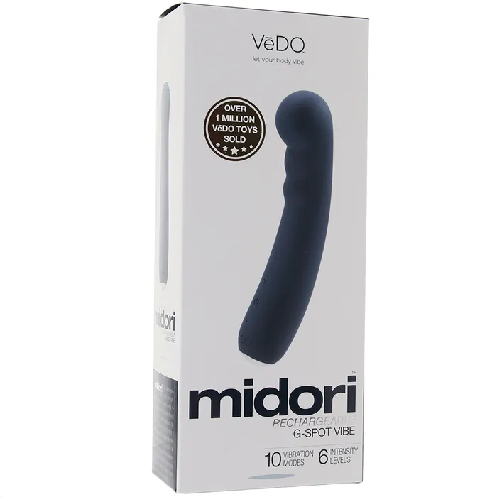 Vibrators VeDO Midori GSpot Vibe in Just Black Vibrators VeDO Midori GSpot Vibe in Just Black