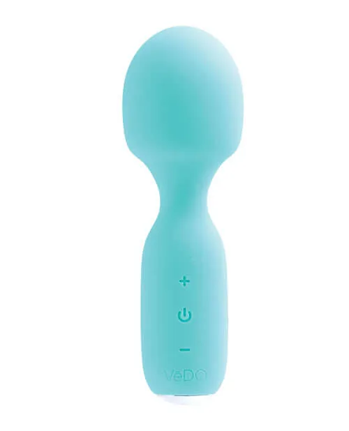 Vibrators Vedo Wini Rechargeable Mini Wand Turquoise Green Vedo