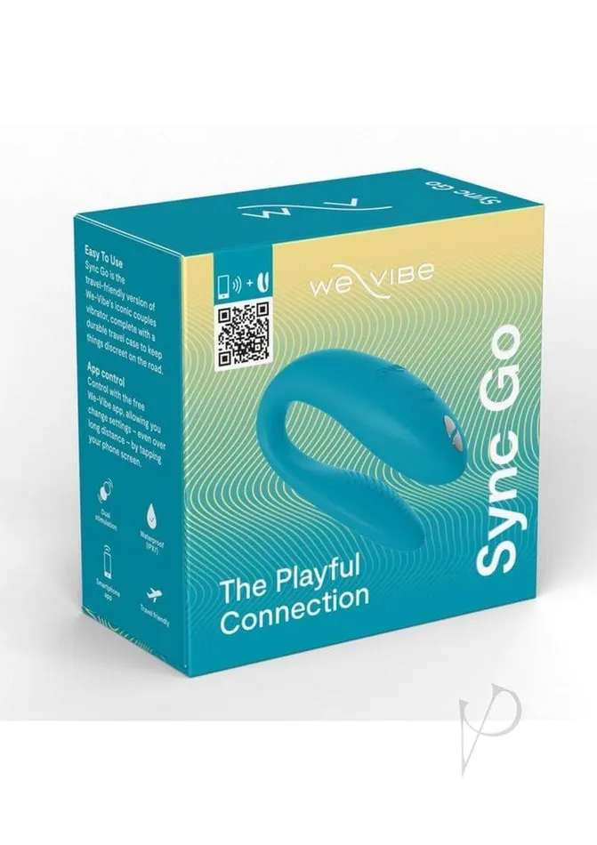 Vibrators Wevibe WeVibe Sync Go Turquoise A Lightweight Couples Vibrator for OntheGo Pleasure Vibrators Wevibe WeVibe Sync Go Turquoise A Lightweight Couples Vibrator for OntheGo Pleasure