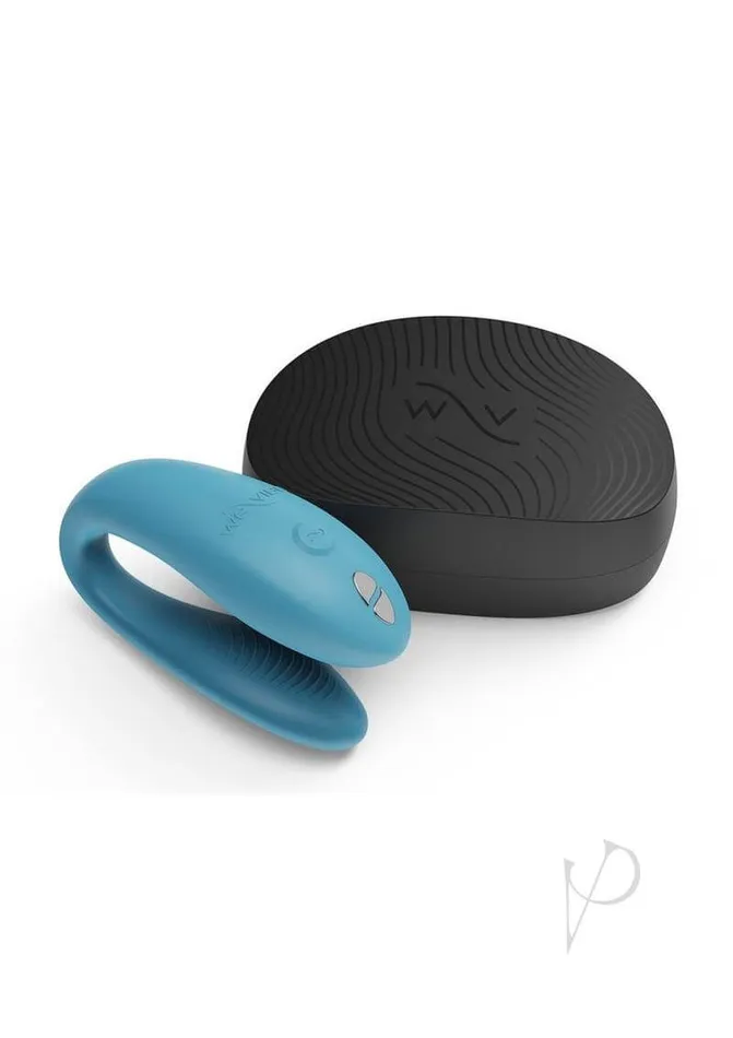 Vibrators Wevibe WeVibe Sync Go Turquoise A Lightweight Couples Vibrator for OntheGo Pleasure