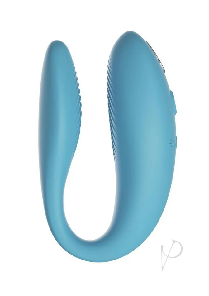 Vibrators Wevibe WeVibe Sync Go Turquoise A Lightweight Couples Vibrator for OntheGo Pleasure