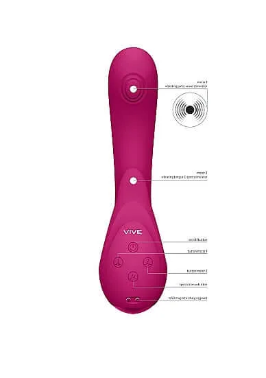 Vive Miki Pink Vibrator SHOTS AMERICA Vibrators