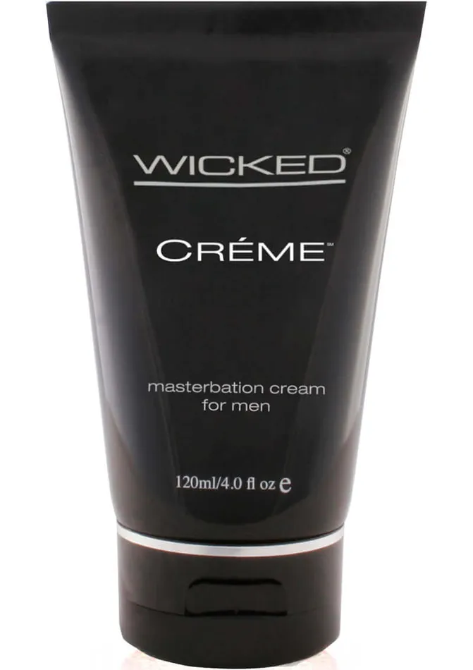 Wicked Lubes Female Sex Toys Wicked Creme Masturbation Cream For Men 4 Oz