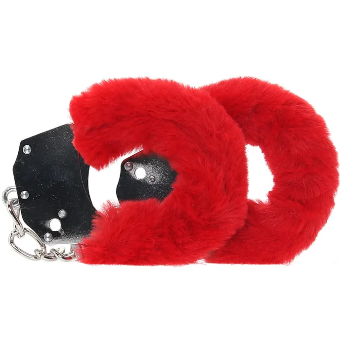 XGen Vibrators WhipSmart Classic Furry Cuffs in Red