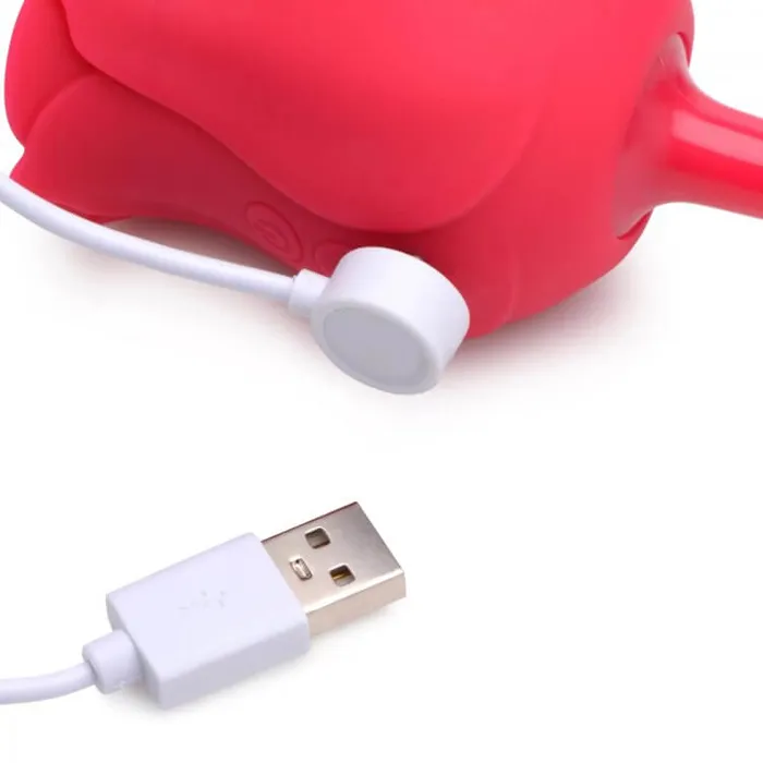 XR Brands Bloomgasm The Rose Buzz DualEnded AirStim Rose Unleash Your Sensuality Vibrators
