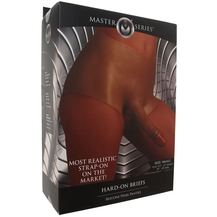 XR Brands Female Sex Toys Master Series HardOn Briefs in Small