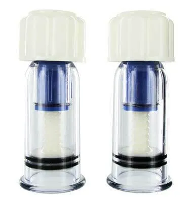 XR Brands Female Sex Toys Size Matter 2 Max Twist Nipple Suckers
