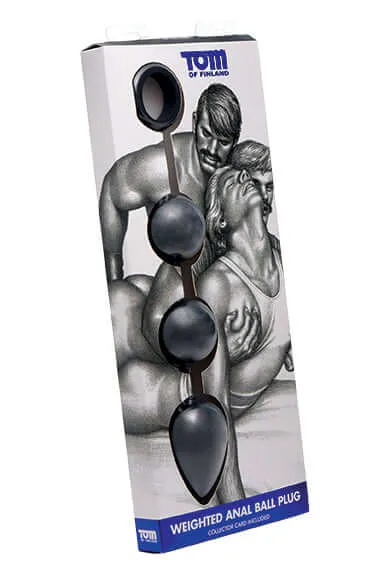 XR Brands Male Sex Toys Experience Intense Sensations with the Tom of Finland Large Weighted Anal Ball Plug XR Brands Male Sex Toys Experience Intense Sensations with the Tom of Finland Large Weighted Anal Ball Plug