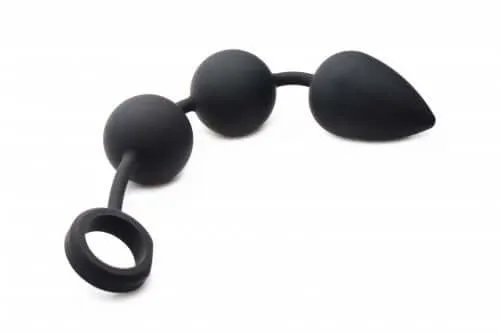 XR Brands Male Sex Toys Experience Intense Sensations with the Tom of Finland Large Weighted Anal Ball Plug XR Brands Male Sex Toys Experience Intense Sensations with the Tom of Finland Large Weighted Anal Ball Plug