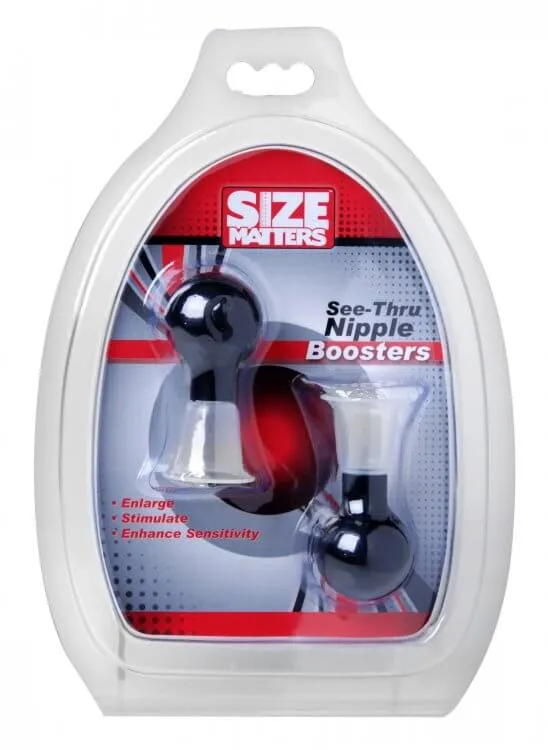 XR Brands Size Matters See Thru Nipple Boosters Female Sex Toys