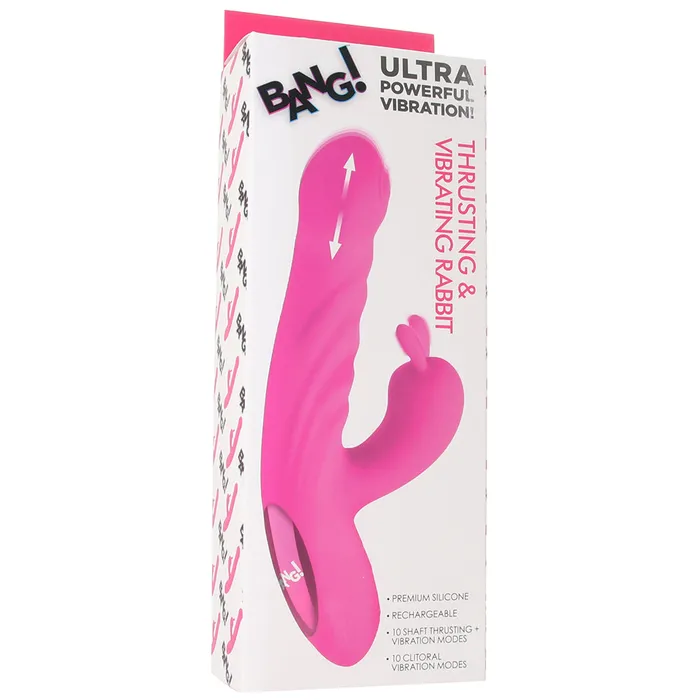XR Brands Vibrators Bang Thrusting Vibrating Rabbit