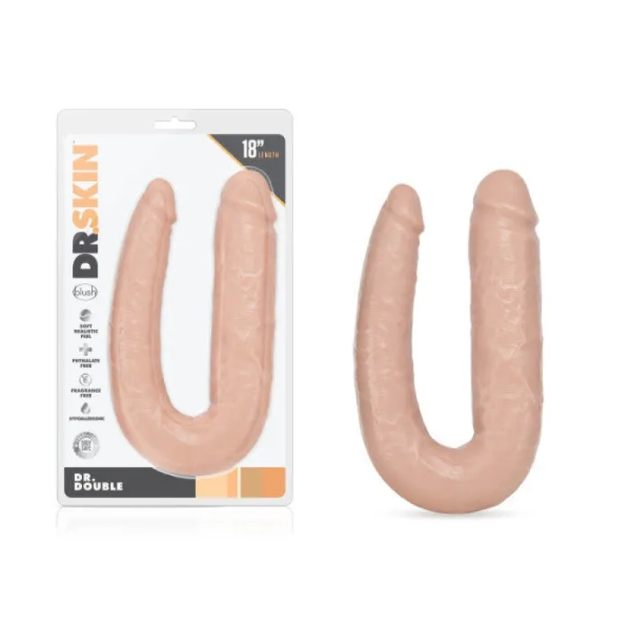 Dr Skin Dr Double Vanilla Blush Novelties Dildos