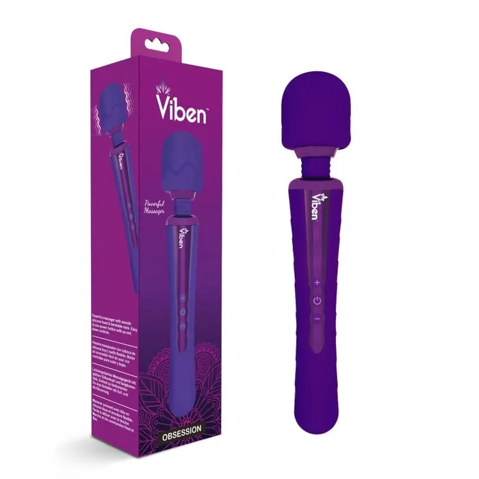 MyPleasure Vibrators Obsession Violet Intense Wand Massager MyPleasure Vibrators Obsession Violet Intense Wand Massager