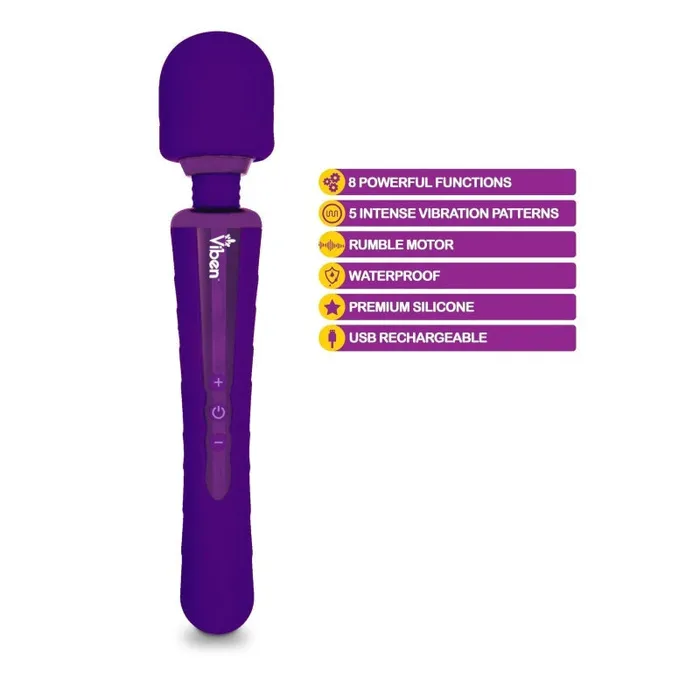 MyPleasure Vibrators Obsession Violet Intense Wand Massager MyPleasure Vibrators Obsession Violet Intense Wand Massager