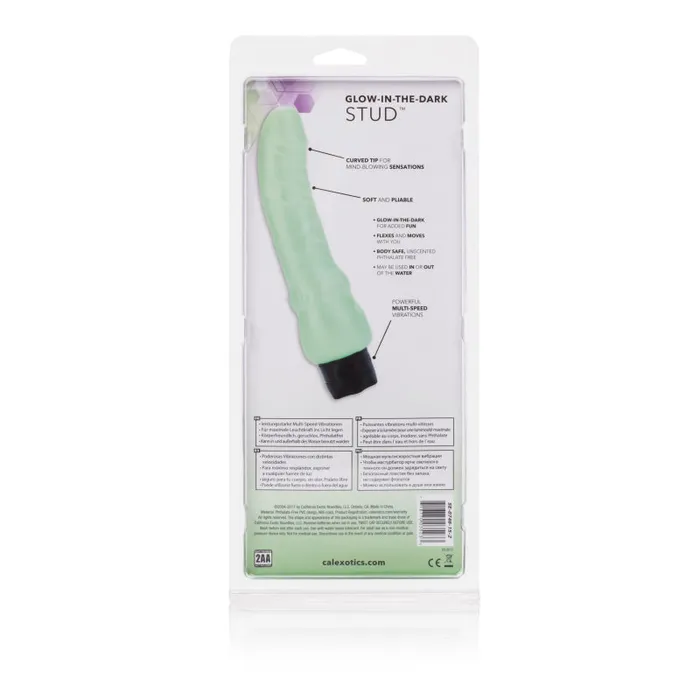 Waterproof Glow in the Dark Stud Mint CalExotics Female Sex Toys Waterproof Glow in the Dark Stud Mint CalExotics Female Sex Toys